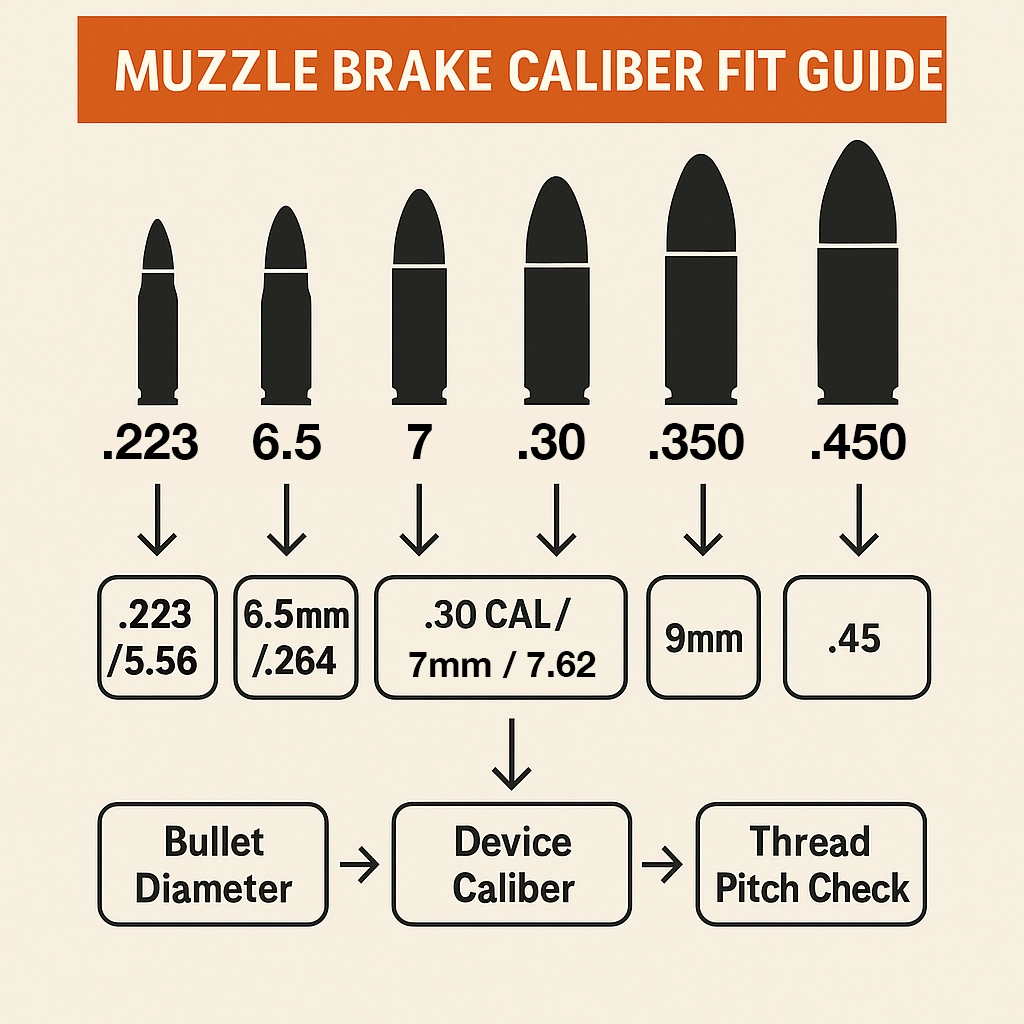 How to pick the right muzzle brake size